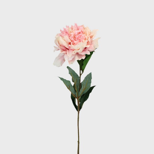 Large Pale Pink Peony Silk -Realistic Artificial Flowers