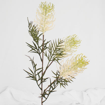 Grevillea Flower Spray White - Realistic Artificial Flowers