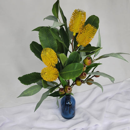 Banksia Spray Arrangement - Realistic Artificial Flowers