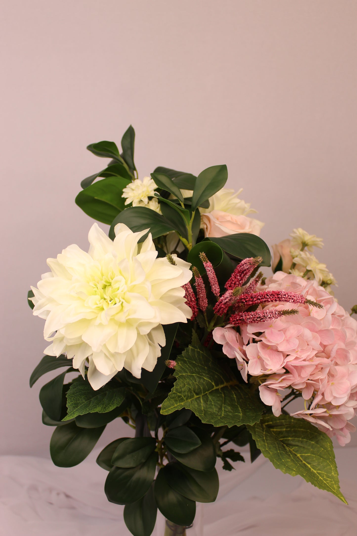 Light Pink Rose and Hydrangea Bouquet '88'