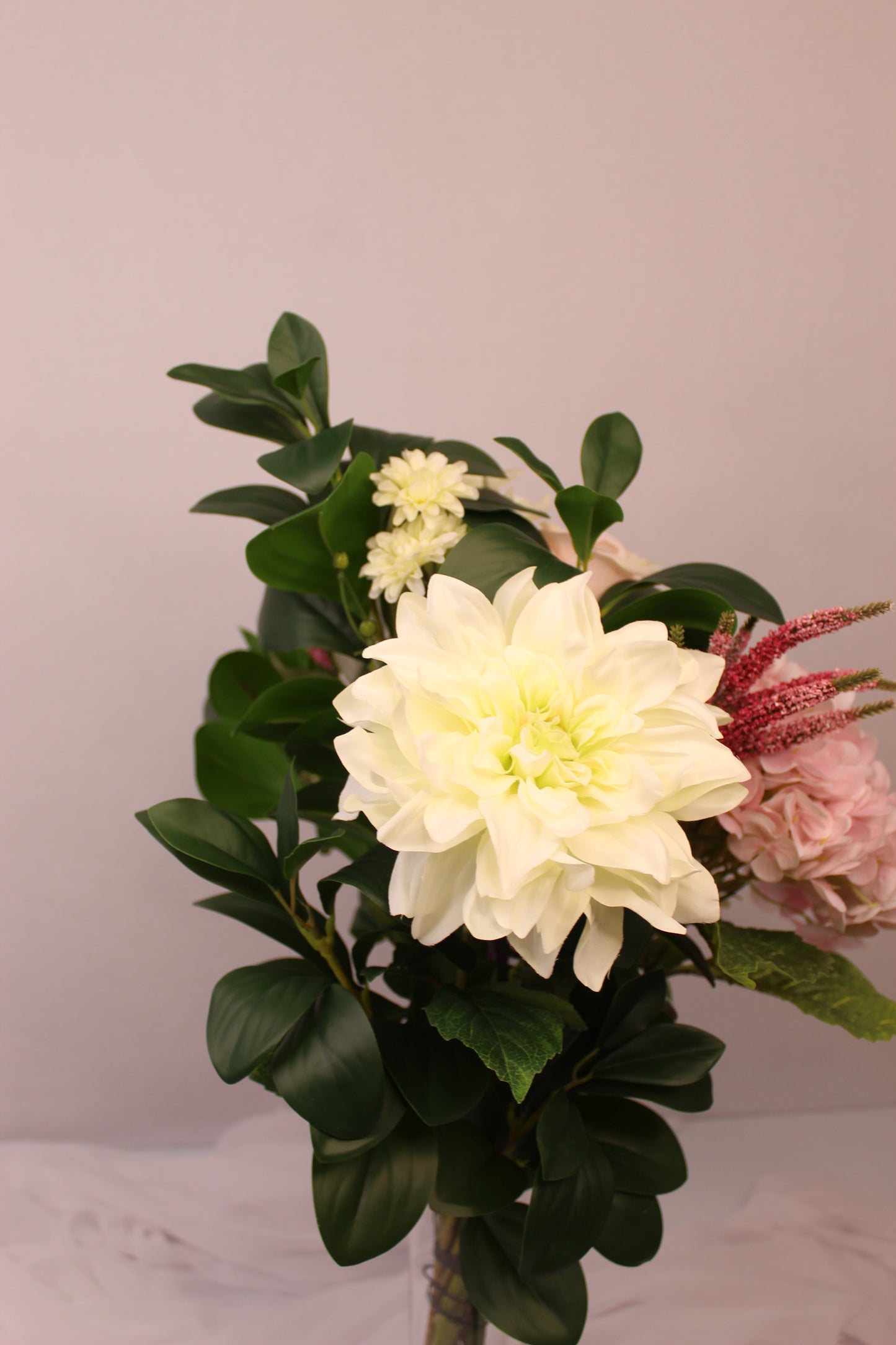 Light Pink Rose and Hydrangea Bouquet '88'