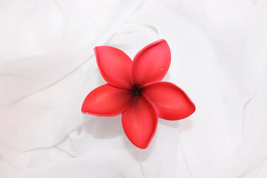 Scarlet Flame Frangipani Real Touch ( 6 Pack ) - Realistic Artifical Flowers