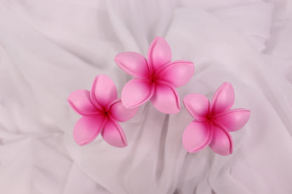 Petal Pink Frangipani Real Touch ( 6 Pack ) - Realistic Artifical Flowers