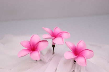 Petal Pink Frangipani Real Touch ( 6 Pack ) - Realistic Artifical Flowers