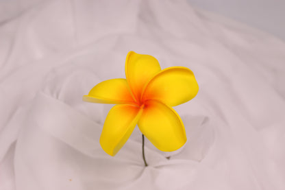 Tropical Sunrise Frangipani Real Touch ( 6 Pack ) - Realistic Artifical Flowers