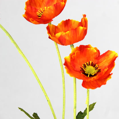 Orange Poppies - Realistic Artificial Flowers