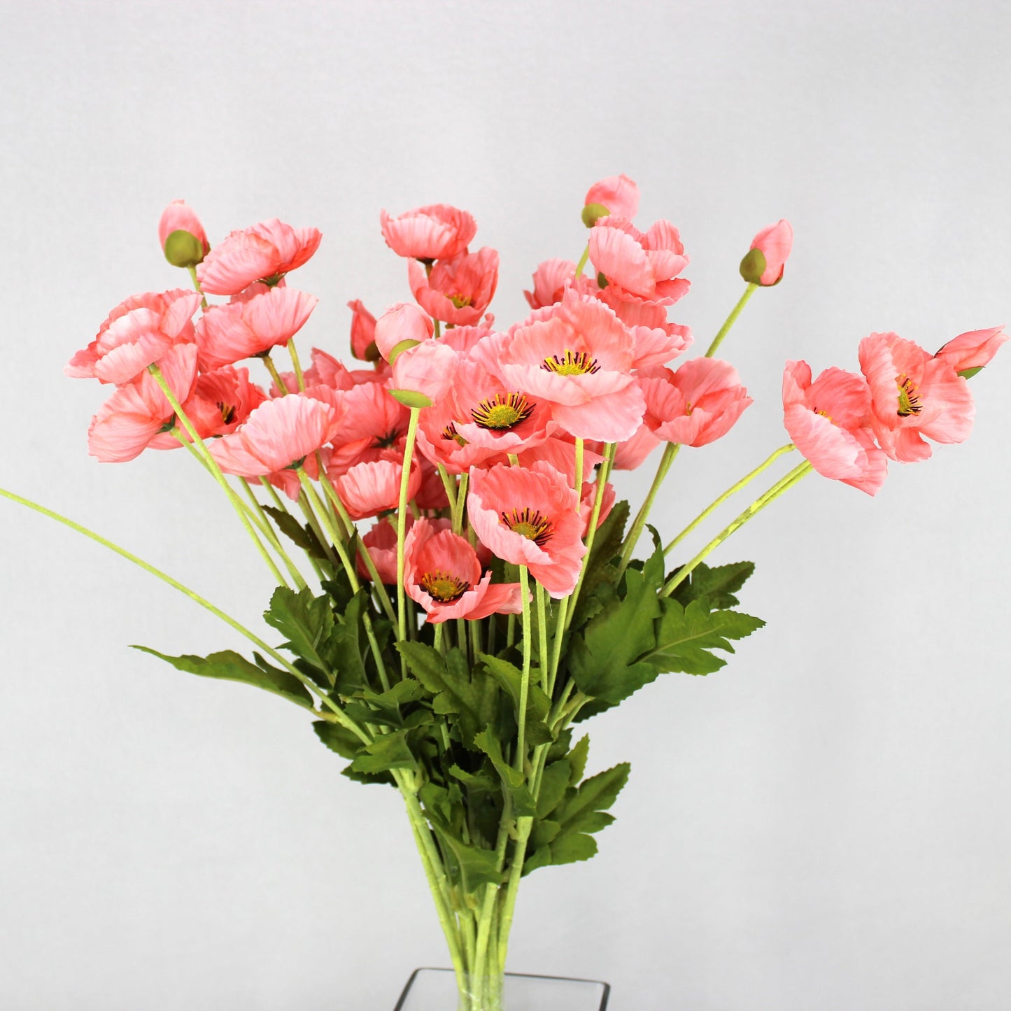 Peach Poppies - Realistic Artificial Flowers