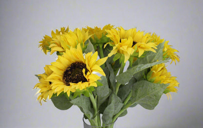 Real Touch Sunflowers in Water