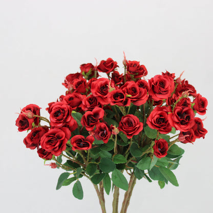 Red Mini Rose - Realistic Artificial Flowers