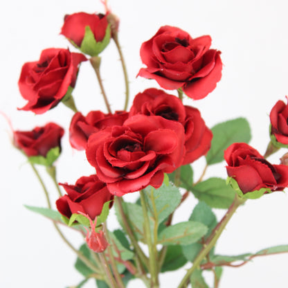 Red Mini Rose - Realistic Artificial Flowers