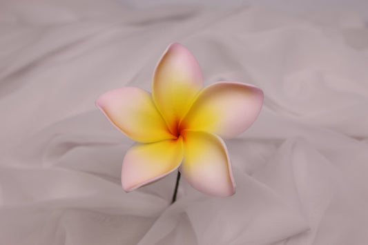 Blushing Sunrise Frangipani Real Touch ( 6 Pack ) - Realistic Artifical Flowers