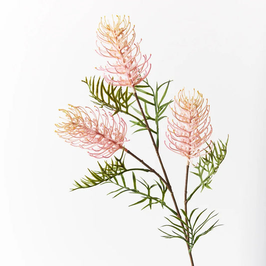 Grevillea Flower Spray Pale Pink - Realistic Artificial Flowers