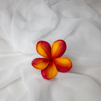 artificial tropical frangipani flower