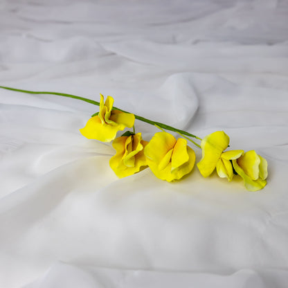 artificial yellow sweet pea