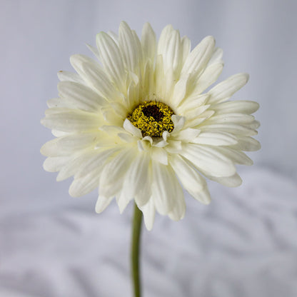 artificial white gerbera flower