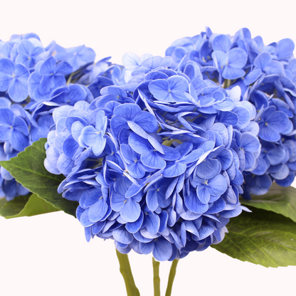 Dark Blue Real Touch Hydrangea  - Realistic Artificial Flowers