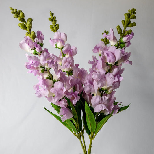 artificial Lavender Snap Dragons