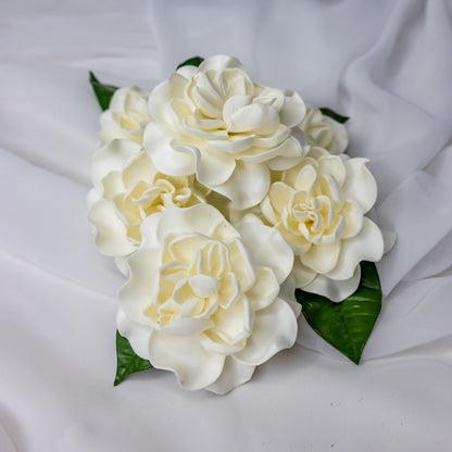 artificial Open Gardenia Flowerheads