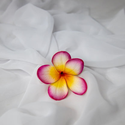 artificial Sunset Pink Frangipani Flowerhead