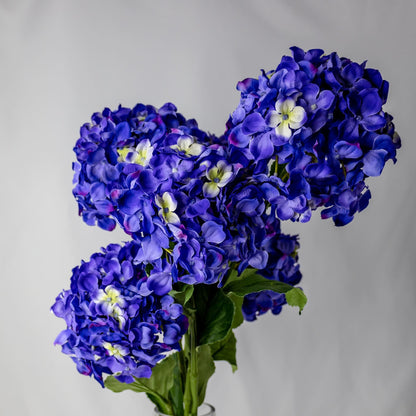 artificial Purple Hydrangea Soft Touch