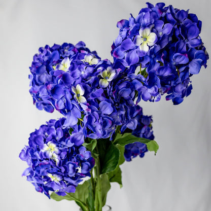 artificial Purple Hydrangea Soft Touch