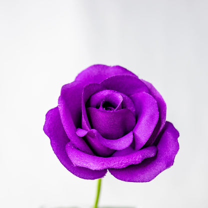 artificial Purple Velveteen Bloom rose