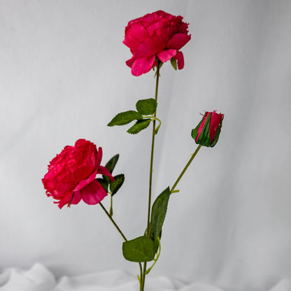 artificial Fuchsia Peony Mini Bloom