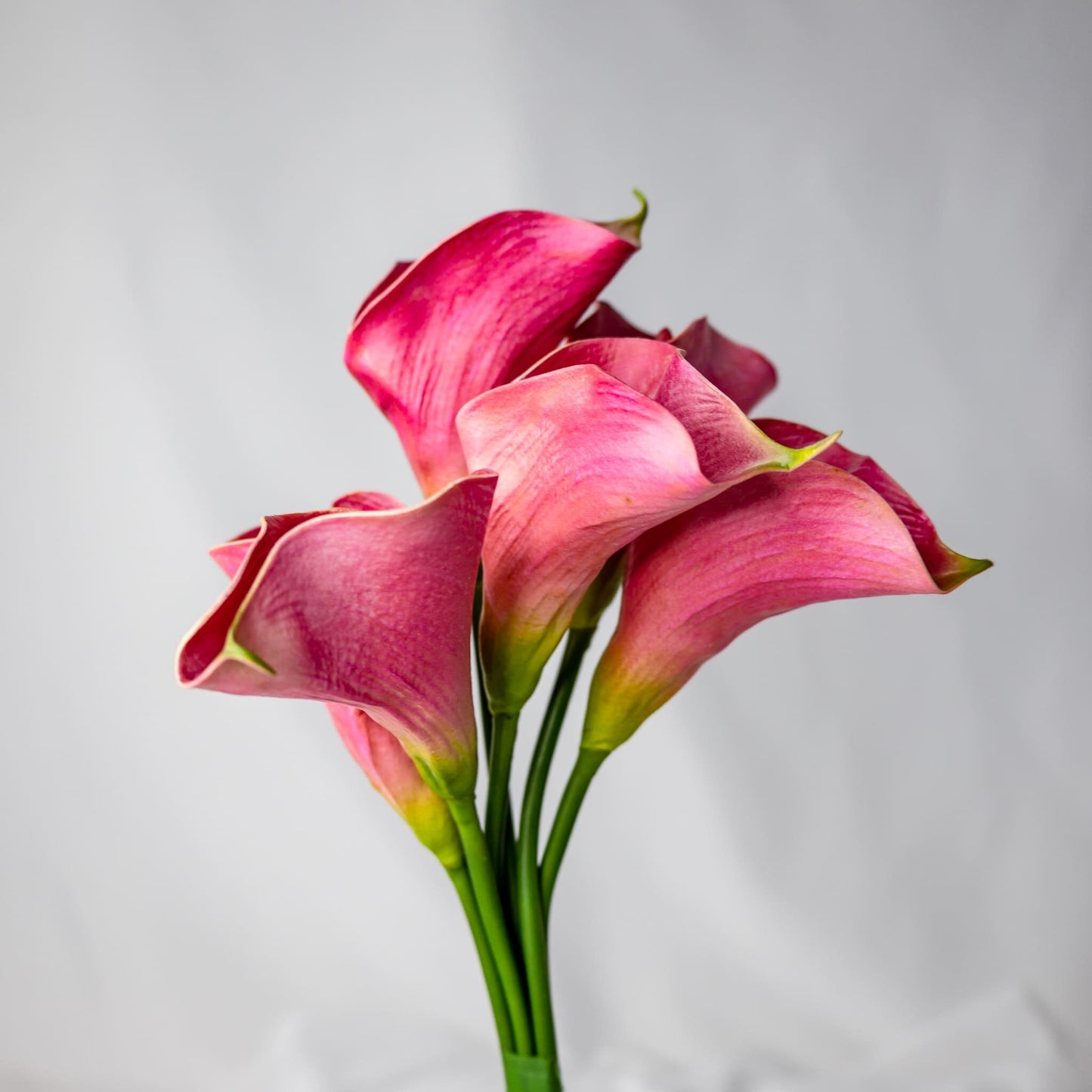 artificial Fuchsia Mini Calla Lilies