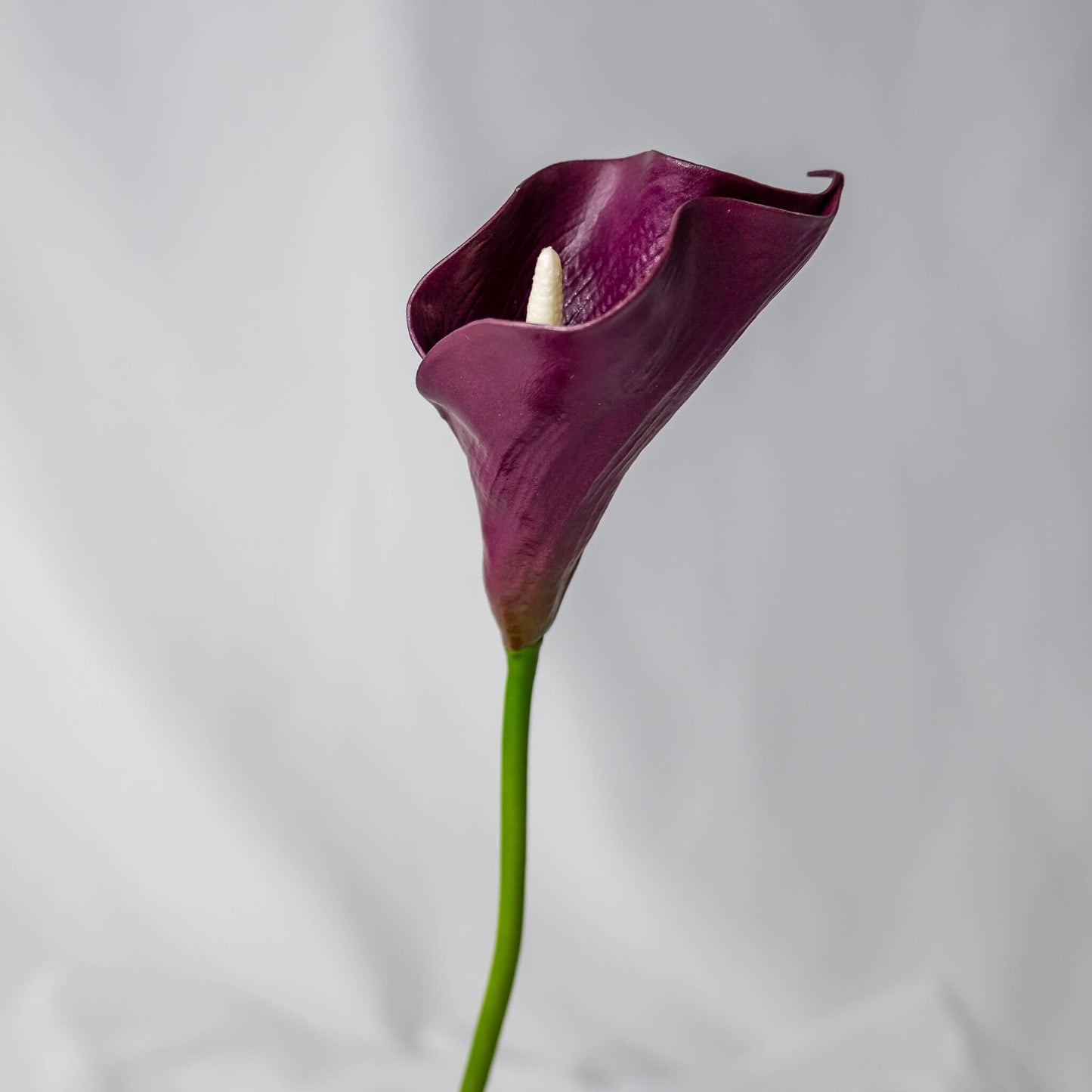 artificial Aubergine Mini Calla Lily