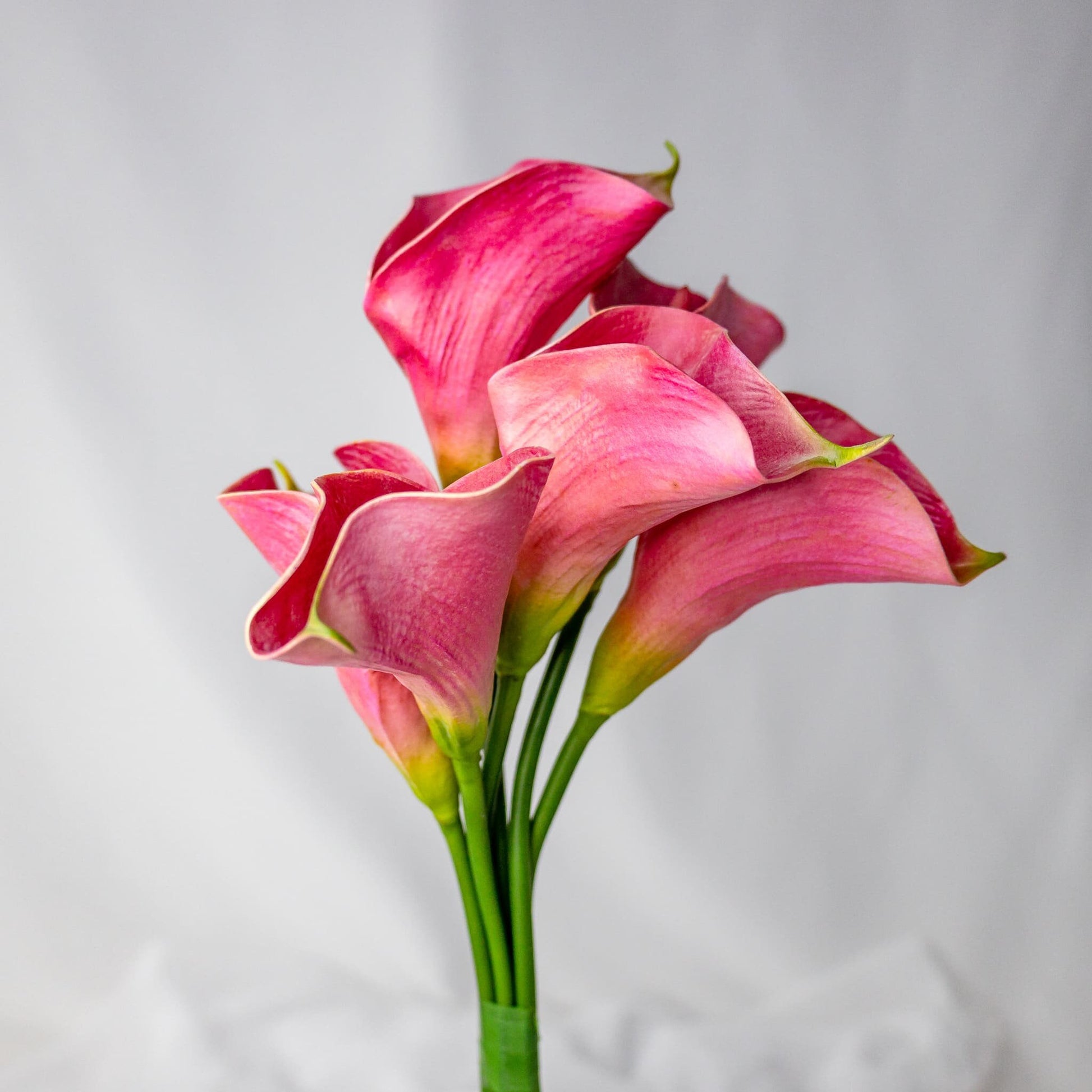 artificial Fuchsia Mini Calla Lilies