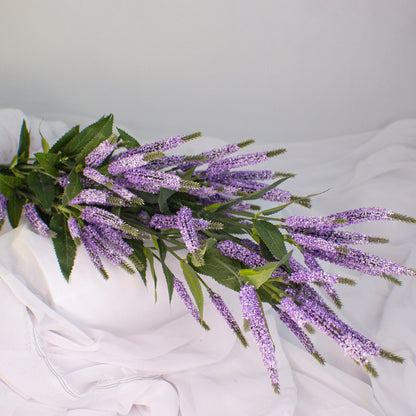 Lavender Cattail Spray - Realistic Artificial Flowers