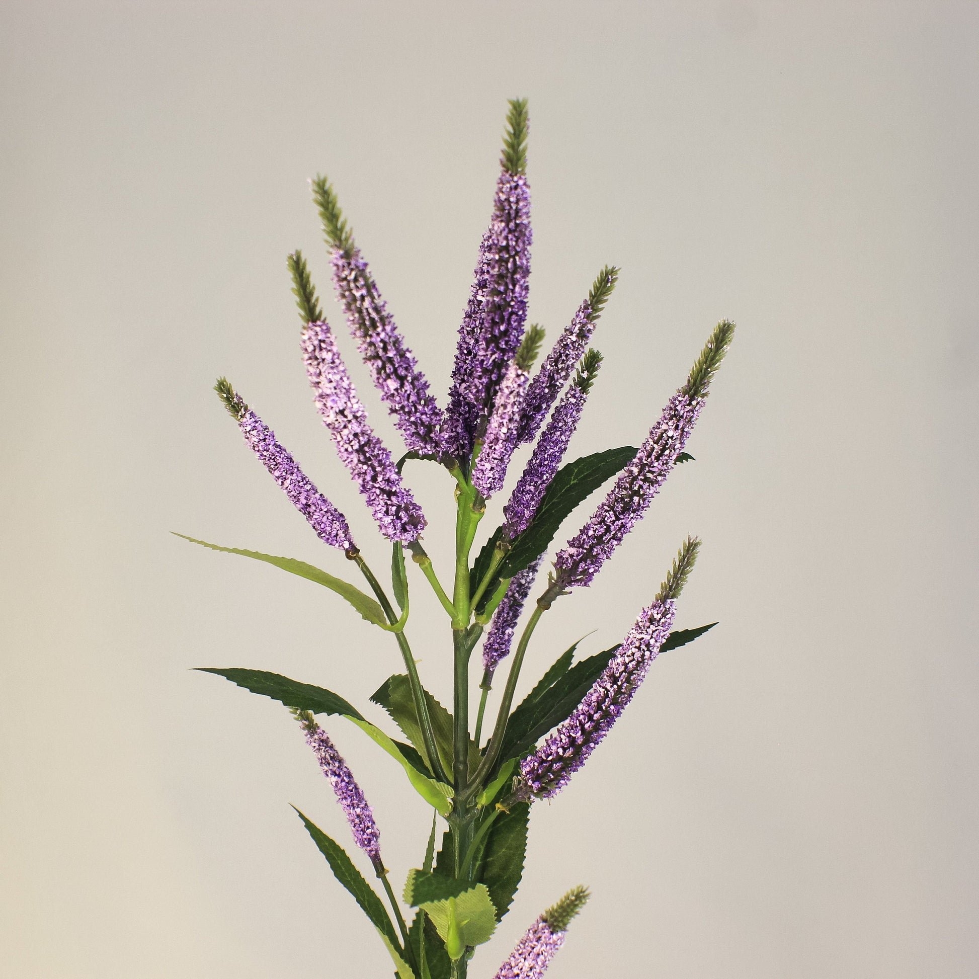 Lavender Cattail Spray - Realistic Artificial Flowers