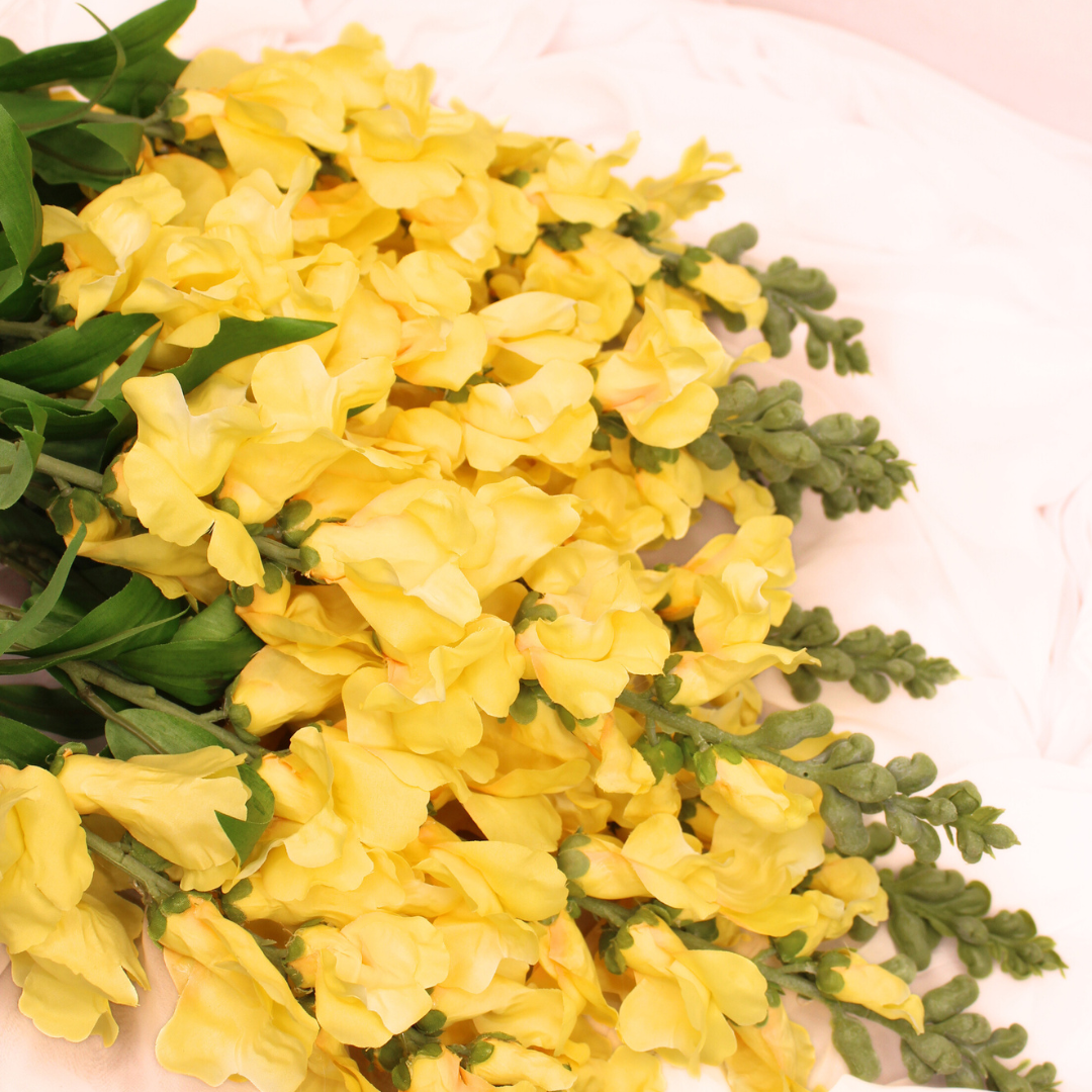 Yellow Snapdragon  - Realistic Artificial Flowers